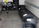 Neumáticos sustraídos en uno de los robos. 